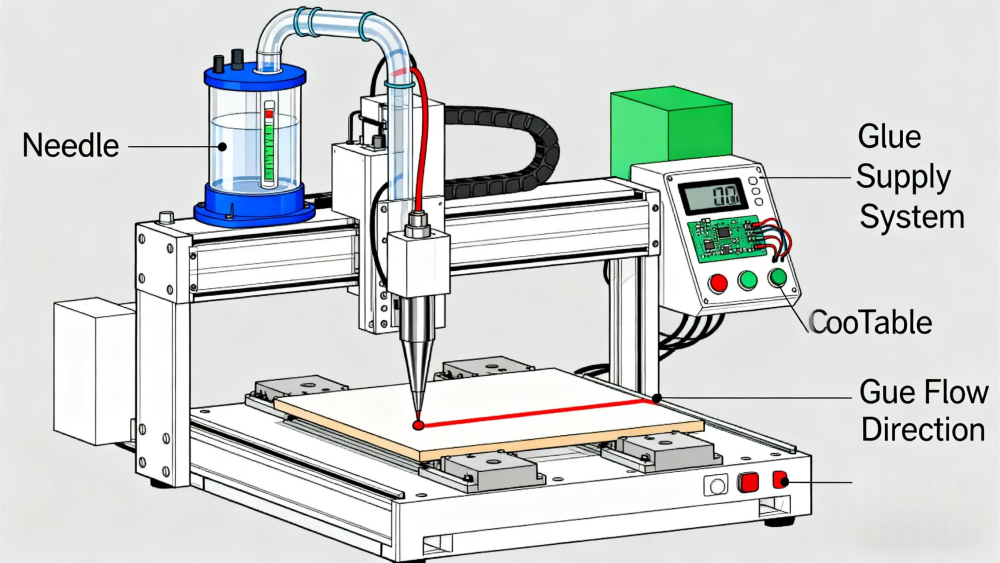 Structure diagram of the dispensing machine