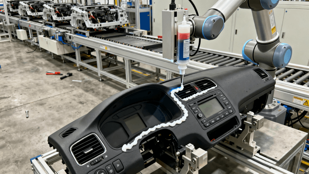 The application of dispensing machines in the automotive industry