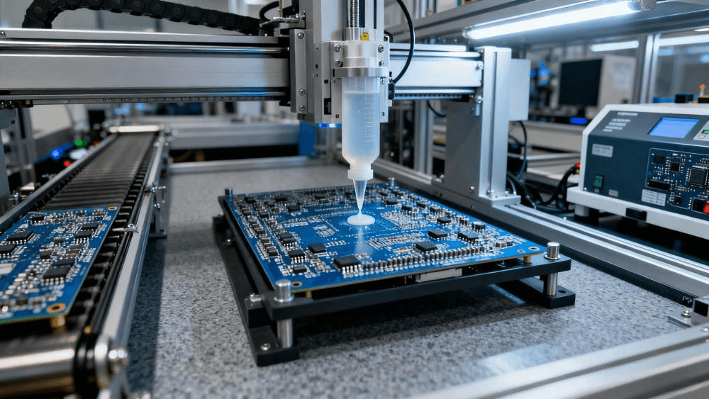 The application of dispensing machines in the electronics industry