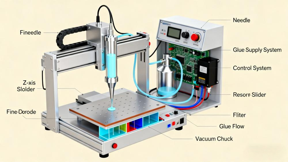 The working principle of a dispensing machine