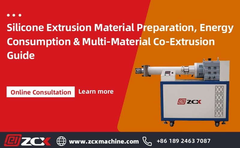 Silicone Extrusion Material Preparation, Energy Consumption & Multi ...